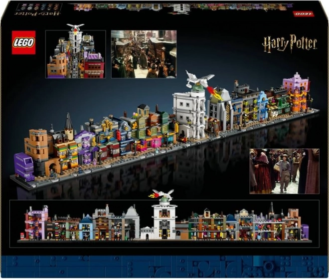 Miniaturní model Kouzelnické obchody v Příčné ulici od LEGO Harry Potter