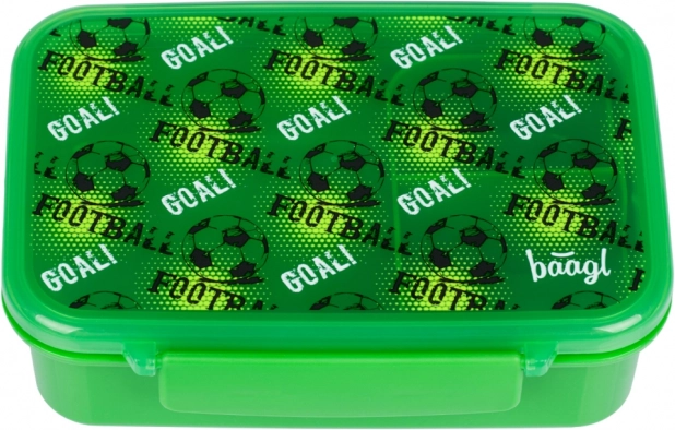 Baagl svačinový box Fotbal s přihrádkami