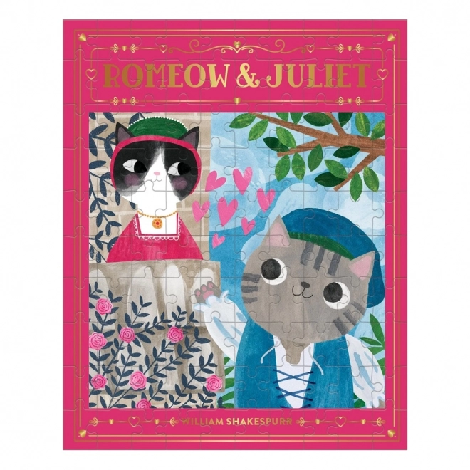 Puzzle Kočky Romeow & Juliet 100 dílků