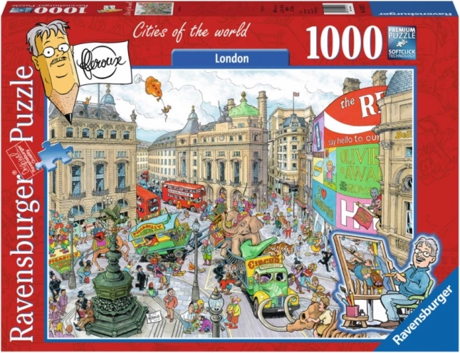 Puzzle Města světa: Londýn 1000 dílků