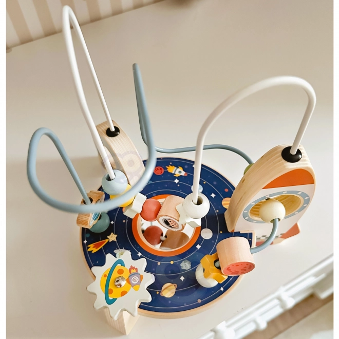 Dřevěná raketová smyčka od Tooky Toy