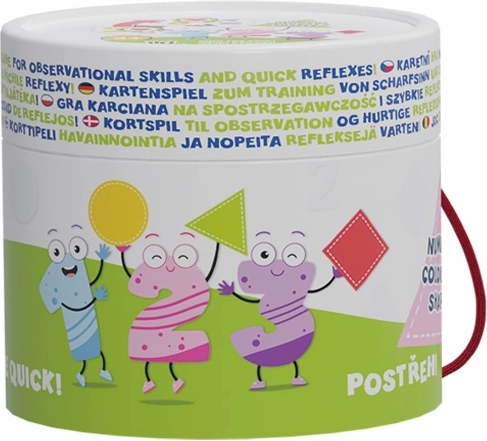 Hra Postřeh Čísla, Barvy a Tvary