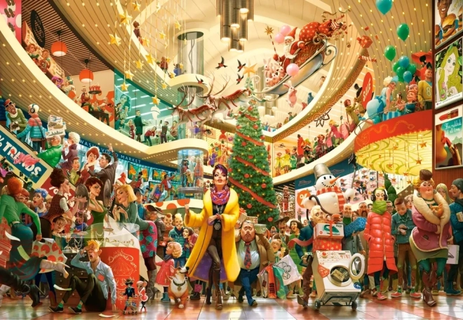 Kreativní puzzle Bláznivé nakupování 1500 dílků