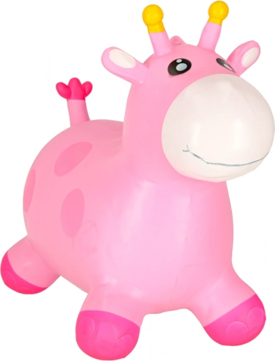 Růžový design žirafy