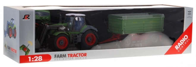 Traktor s nakladačem a přívěsem pro děti 3+