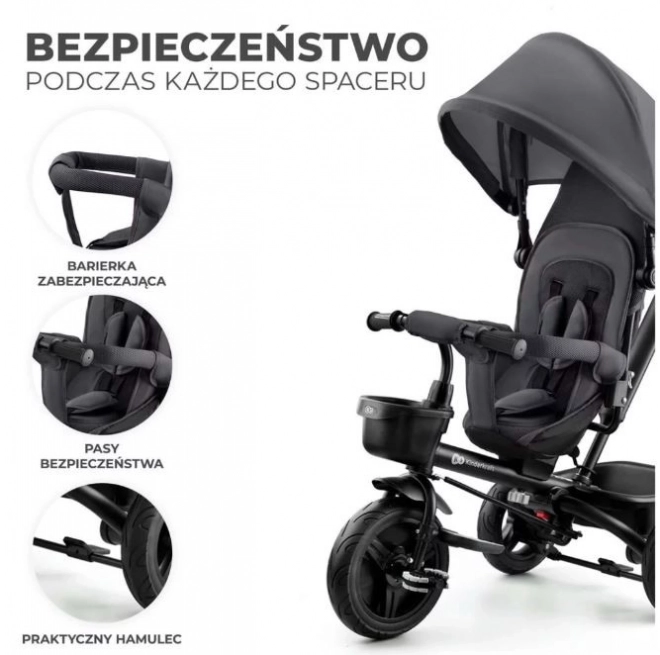 Dětská tříkolka Aveo Malachite Grey