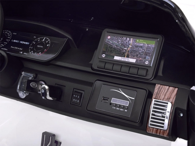 Autíčko na akumulátor pro dvě děti Range Rover – Bílá