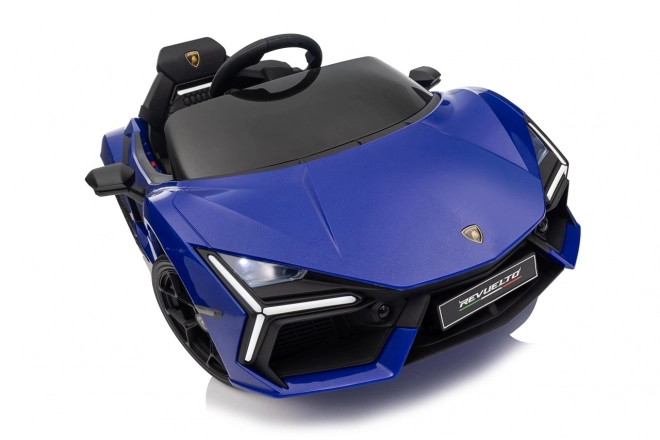Dětský vůz lamborghini revuelto modrý