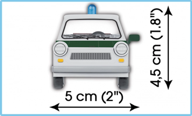 COBI 24541 Trabant 601 Polizei, 1:35, 82 k