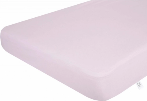 Potah na přebalovací podložku růžový z bavlněného žerzeje 50 × 80 cm