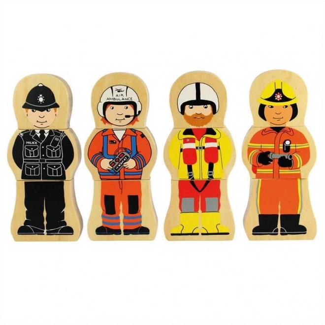 Dřevěné puzzle profese od Bigjigs Toys
