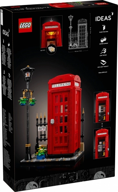 LEGO Ideas Červená Londýnská Telefonní Budka