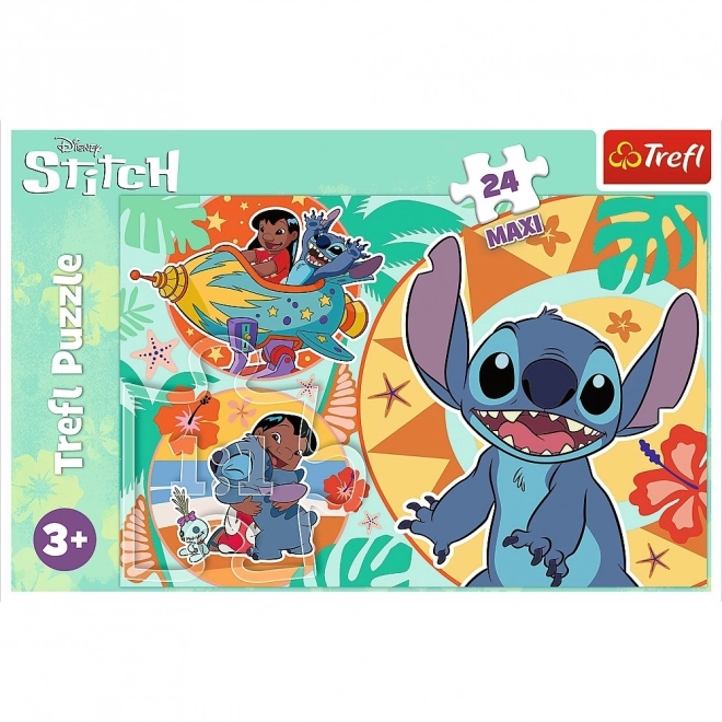 Puzzle Lilo & Stitch pro děti, 24 dílků
