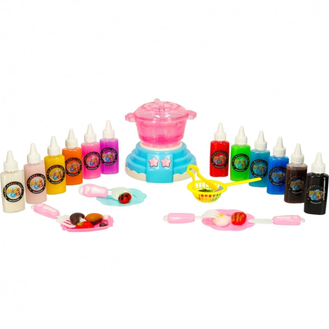 Magický 3D gel pro vytváření krystalových figurek modrý