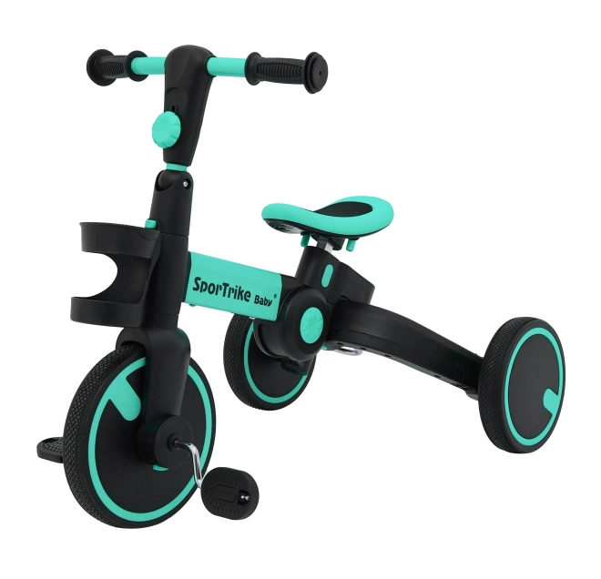 Dětské odrážedlo Happy Bike 3v1 – Tyrkysové