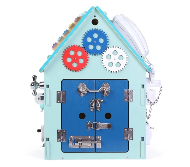 2Kids Toys Activity board Domeček – Modrý