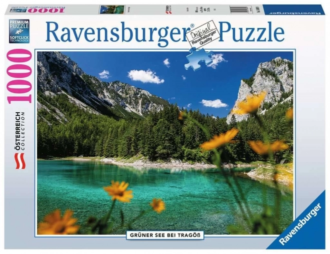 Puzzle Zelené Jezero Tragöß 1000 Dílů