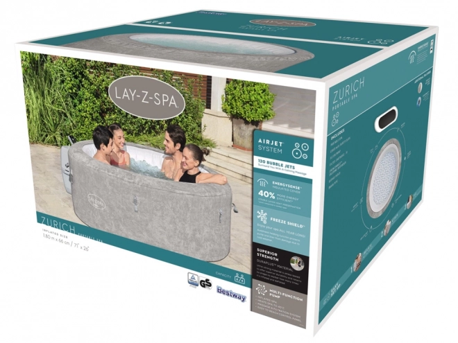 Bestway Lay-Z-Spa Zurich vířivka 2-4os 180cm 60065