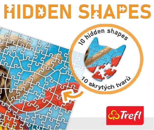 TREFL Puzzle Hidden Shapes: Kočičí prázdniny 1011 dílků