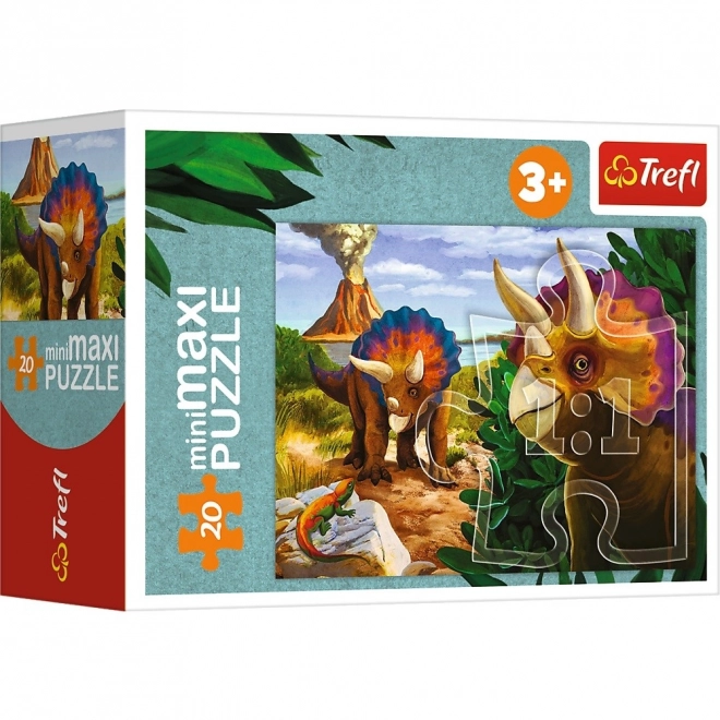 TREFL Puzzle Svět dinosaurů: Parasaurolophus 20 dílků