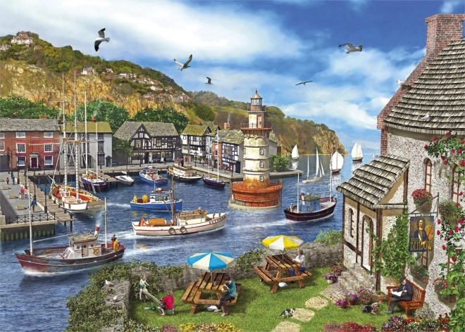 GIBSONS Puzzle Zátoka s majákem 1000 dílků