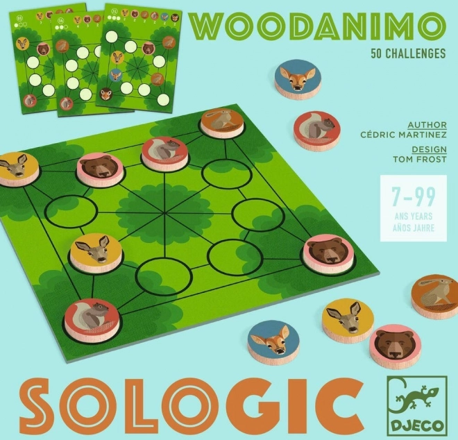 Djeco Dřevěná Logická Hra Woodanimo
