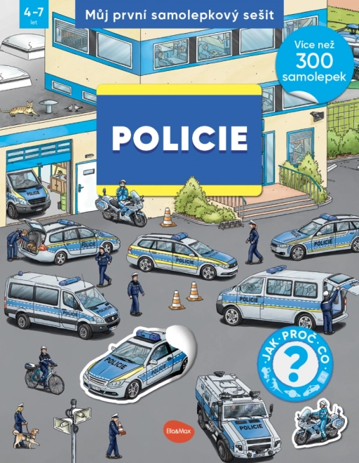 Můj první samolepkový sešit – Policie
