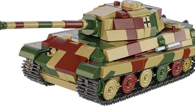Model tanku Tiger II Königstiger z plastových kostiček