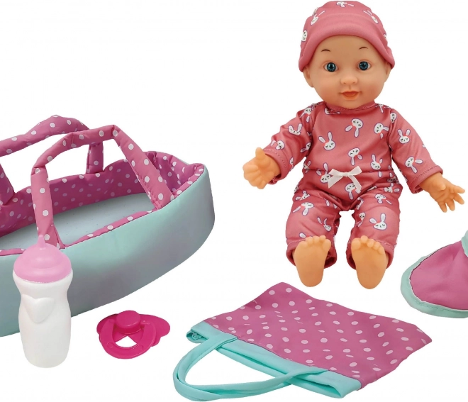 Měkké miminko s přenosnou taškou 30 cm
