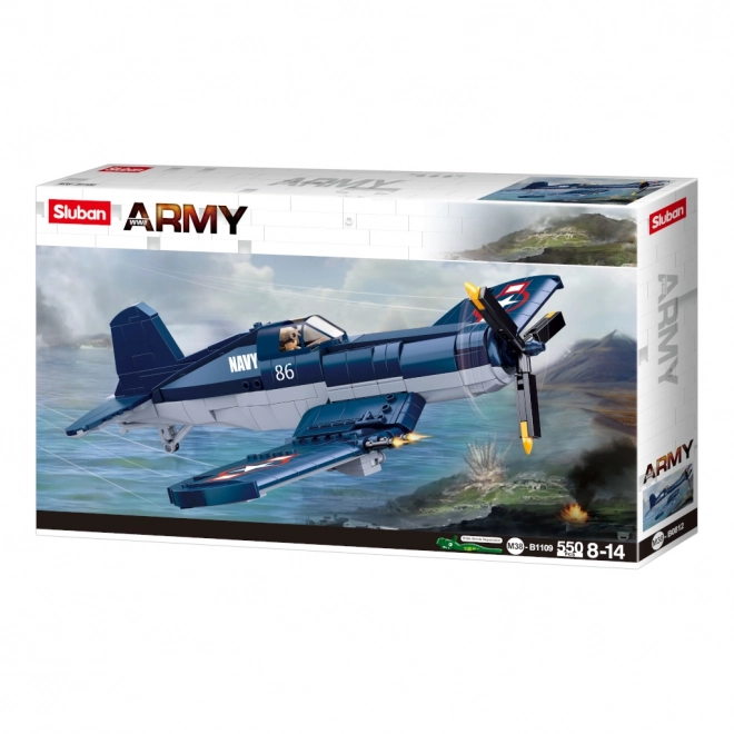 Sluban WWII M38-B1109 Americký stíhací letoun F4U Corsair