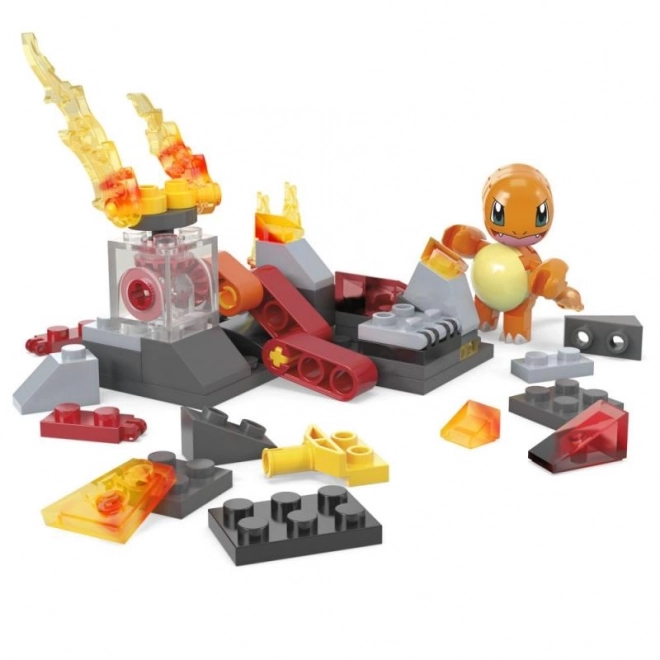 Megablok Pokémon dobrodružství-Charmander s ohnivým typem HTH86