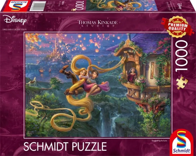 Puzzle 1000 dílků Disney: Locika a Flynn