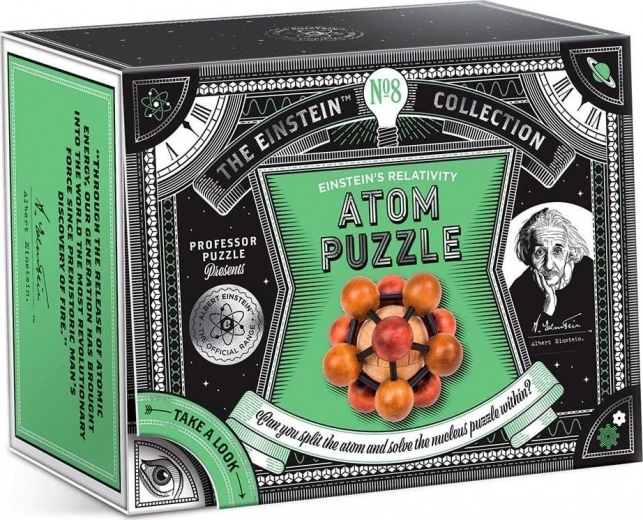 Profesor Puzzle Dřevěný Hlavolam Atom