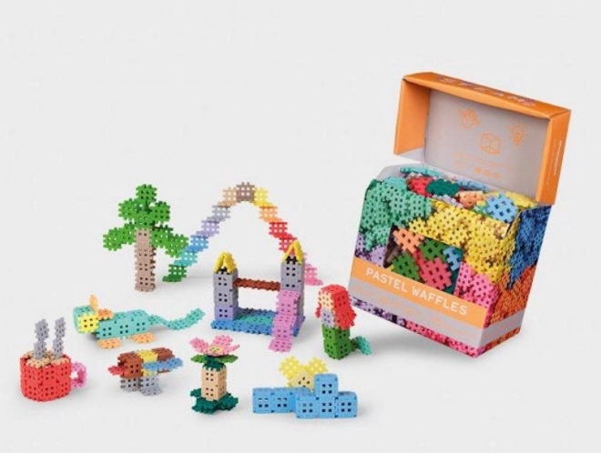 Stavebnice Marioinex Mini Waffle Pastel 300 kusů