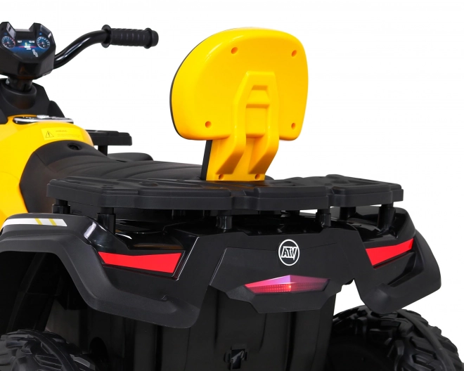 Čtyřkolka XT-Speed pro děti žlutá + 4x4 + EVA + pomalý start + rádio MP3 + LED dioda
