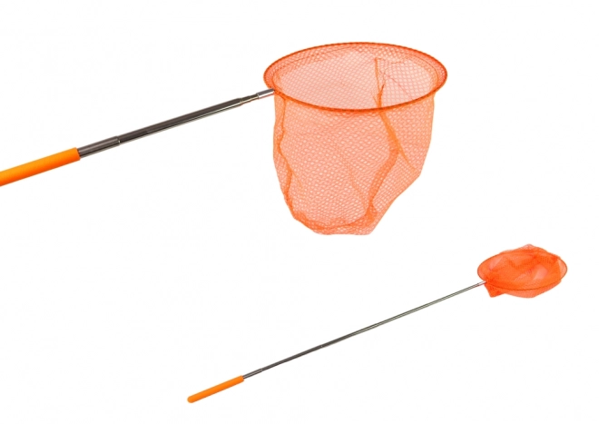 Skádací teleskopická síťka na motýly a hmyz 85cm - oranžová
