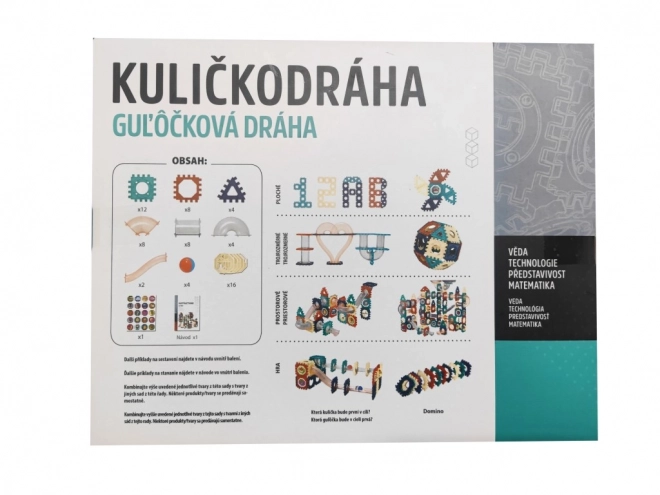 Kreativní kuličková dráha 66 dílků