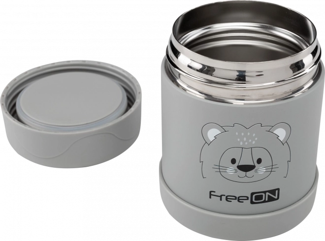 FreeON Termodóza na jídlo nerezová 350 ml šedá