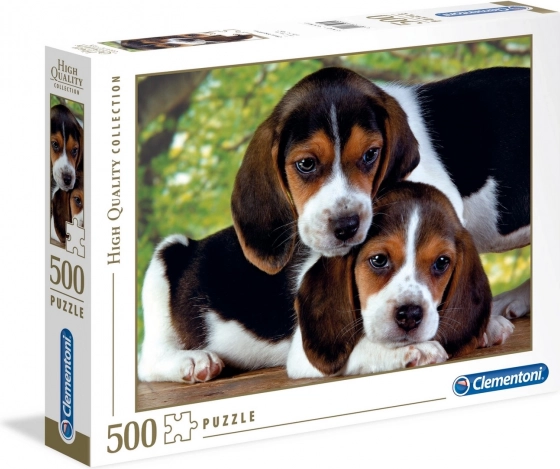 Puzzle 500 dílků – pejskové Clementoni