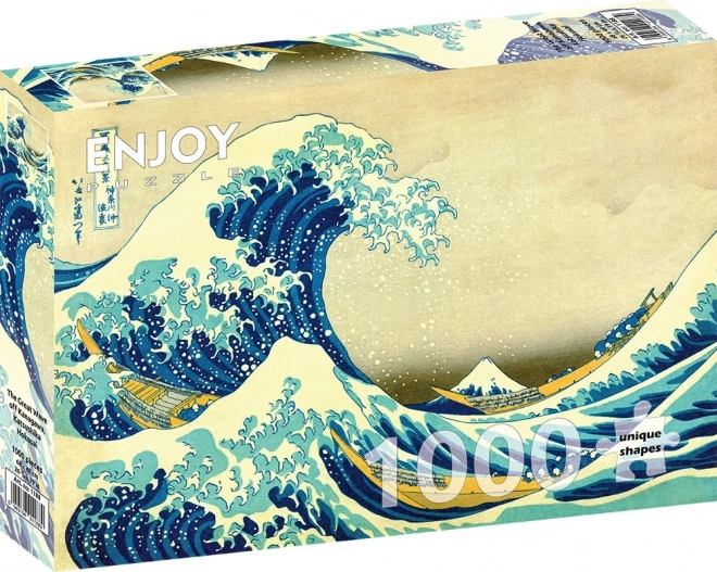 Enjoy puzzle Velká vlna u pobřeží Kanagawy 1000 dílků
