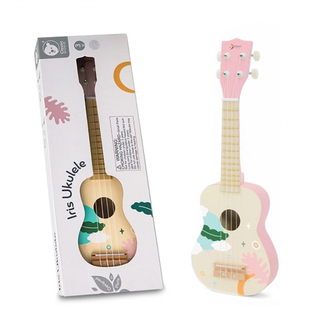 Klasické svět dřevěné ukulele pro děti růžové