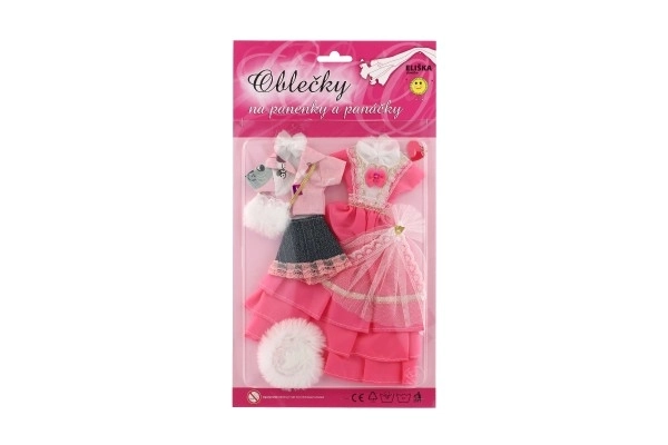 Oblečky pro panenky s doplňky - 2 kusy