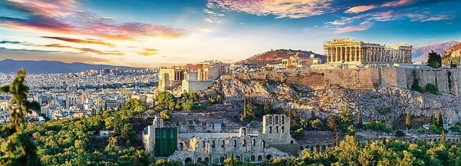 Puzzle panorama 500 dílků – Akropolis, Athény
