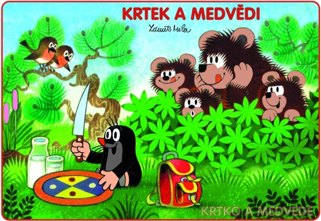 Omalovánky A5 Krtek a medvědi