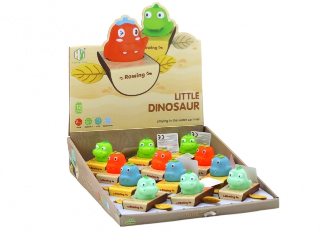 Šroubovací hračka do vany Dinosaur Boat