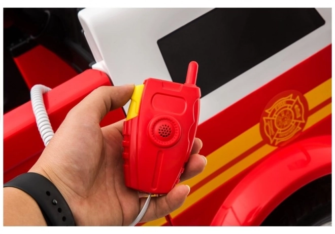 Pilot LL911 Červené hasičské auto na baterie pro děti