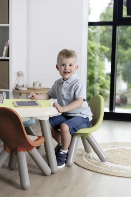 Dětská designová zelená židlička