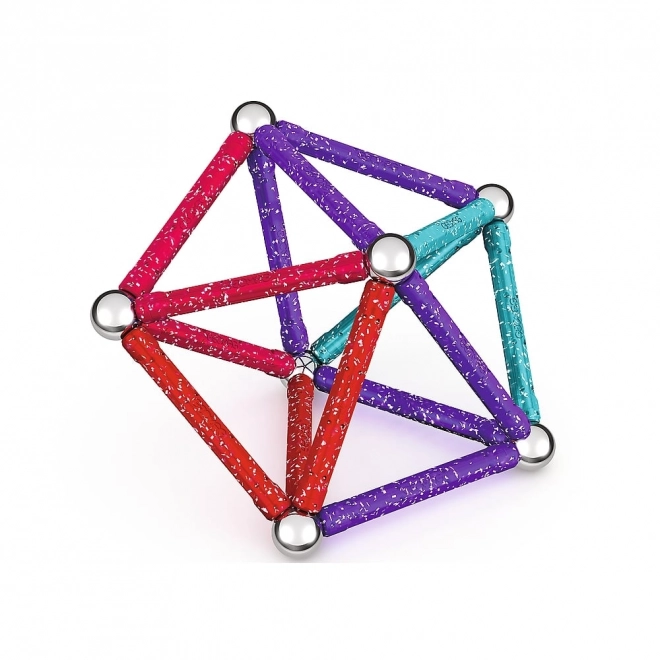 Magnetická stavebnice GEOMAG Glitter 60 dílků
