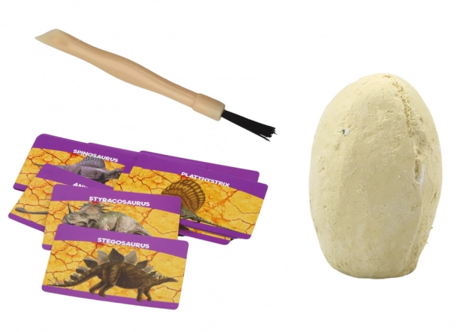 Archeologická sada Vykopávky Dinosauři Vejce Karty 12 kusů