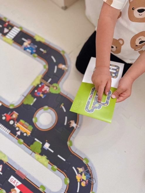 Tooky Toy Autopáska Puzzle